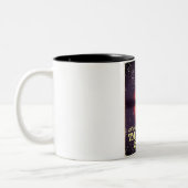 Tasse 2 Couleurs Affiche spatiale de l'étoile de Tabby (Gauche)