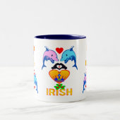 Tasse 2 Couleurs Afficher ☘ I Love Irish-Frisky Couple Fab (Centre)
