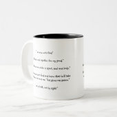 Tasse 2 Couleurs Affirmation spirituelle Citation positive  (Devant gauche)