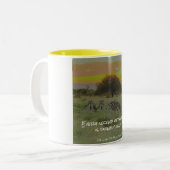 Tasse 2 Couleurs Affirmations de Jodi Livon - Divinitement embrassé (Devant gauche)