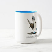 Tasse 2 Couleurs Affirmations d'oiseaux à deux tons (Devant droit)