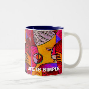 Tasse 2 Couleurs africaines, africain, les FEMMES ONT DÉDAIGNÉ 1,