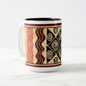 Tasse 2 Couleurs African Primordial Decor (Devant gauche)
