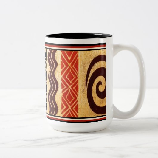 Tasse 2 Couleurs African Primordial Decor (Droit)
