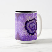 Tasse 2 Couleurs Agate pourpre Geode de Falln (Devant droit)