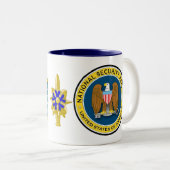 Tasse 2 Couleurs Agence de sécurité d'armée - vétéran du Vietnam (Devant droit)