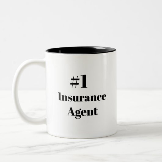 Tasse 2 Couleurs Agent d'assurance #1 (Gauche)