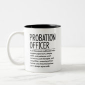 Tasse 2 Couleurs Agent de probation (Gauche)