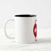 Tasse 2 Couleurs Agent de voyage du numéro 1 (Gauche)