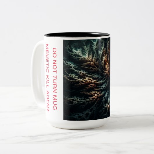 TASSE 2 COULEURS AGENT MEMÉTIQUE TUANT (Devant gauche)