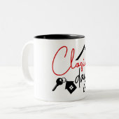 Tasse 2 Couleurs Agent/Réalisateur immobilier (Devant gauche)