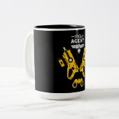 Tasse 2 Couleurs Agent spécial (Devant gauche)