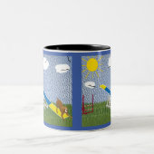 Tasse 2 Couleurs Agilité - Arrêt sur le compteur (Centre)