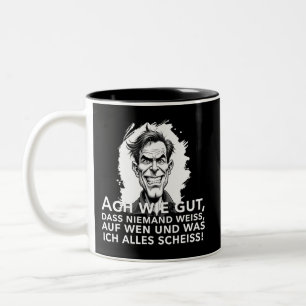 Tasse 2 Couleurs Ah, c'est bien que personne ne sache sur quoi je..