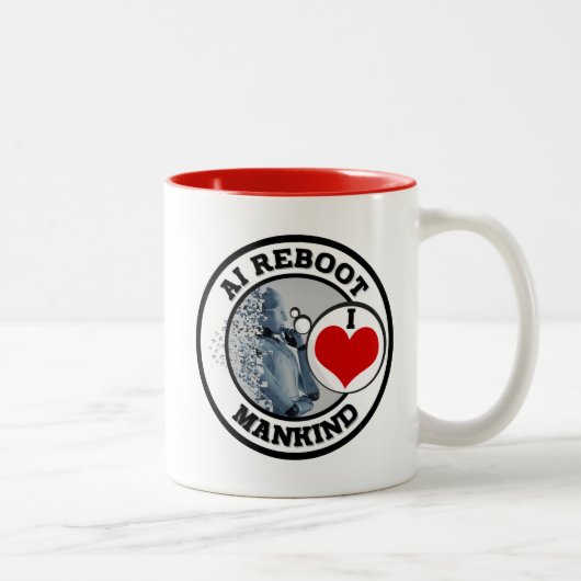 TASSE 2 COULEURS AI REBOOT - J'AIME L'HOMME (Droit)