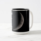 Tasse 2 Couleurs Aïd Moubarak Béni Jours Croissant Lune (Devant droit)