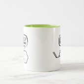 Tasse 2 Couleurs Aide Je suis diene, drôle Chimie (Centre)