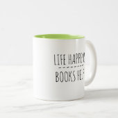 Tasse 2 Couleurs Aide Livres (Devant droit)