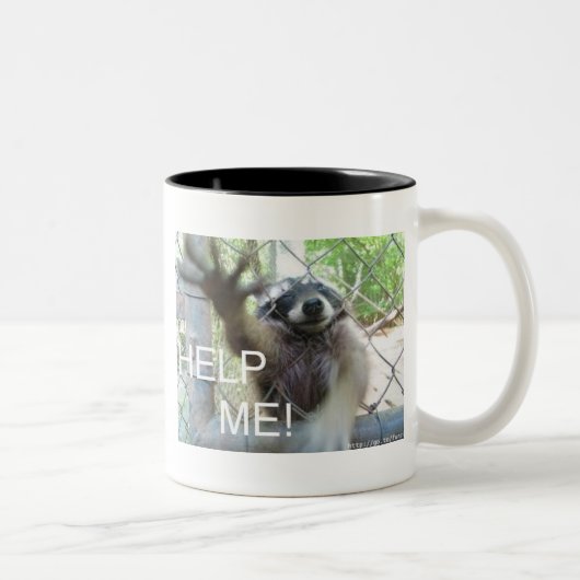 Tasse 2 Couleurs Aidez-moi ! (Droit)