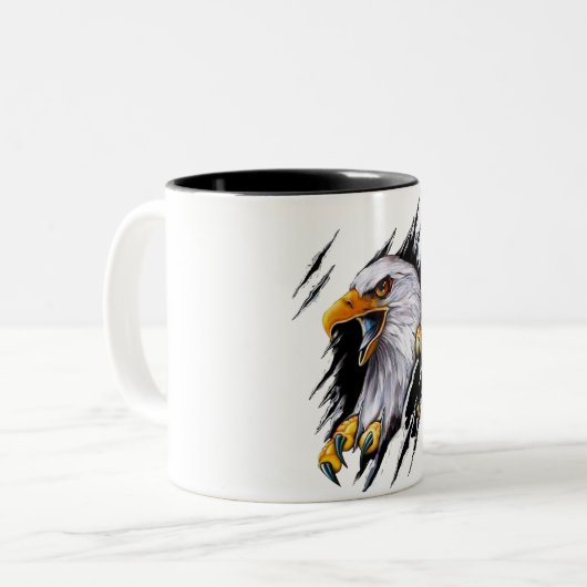 TASSE 2 COULEURS AIGLE (Devant gauche)