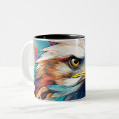Tasse 2 Couleurs Aigle (Devant gauche)