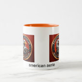 Tasse 2 Couleurs Aigle Américain (Centre)