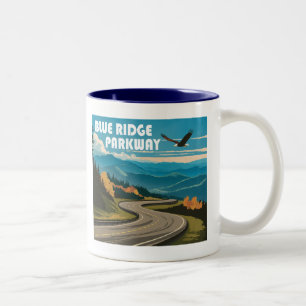 Tasse 2 Couleurs Aigle Blue Ridge Parkway