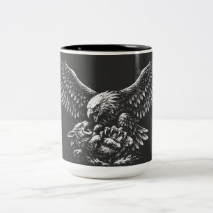 Tasse 2 Couleurs Aigle de Cendres par BurnsInHell
