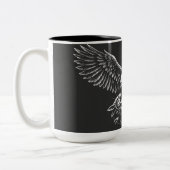 Tasse 2 Couleurs Aigle de Cendres par BurnsInHell (Gauche)