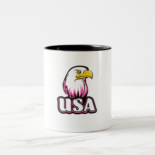 Tasse 2 Couleurs Aigle des États-Unis (Centre)