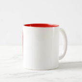 Tasse 2 Couleurs Aigle polonaise (Devant droit)