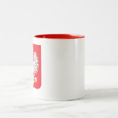 Tasse 2 Couleurs Aigle polonaise (Centre)