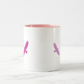 Tasse 2 Couleurs Aigles volants violets (Centre)