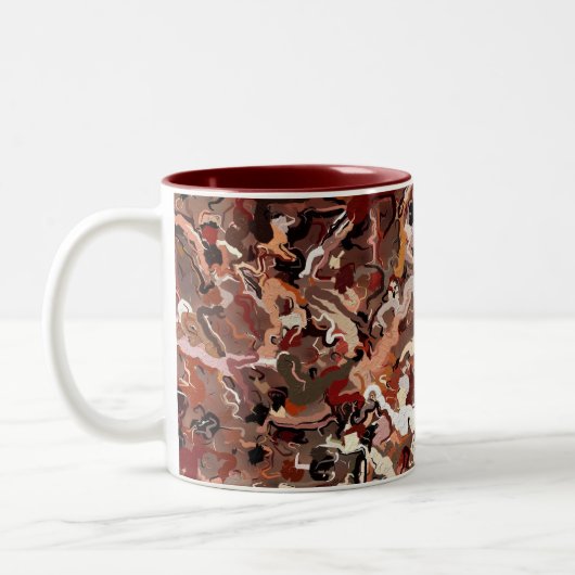 Tasse 2 Couleurs Aiguilles Abstraites (Gauche)