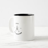 Tasse 2 Couleurs Aikido est ma superpuissance (Devant gauche)
