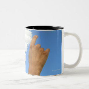 Tasse 2 Couleurs Aile d'ange avec le bras