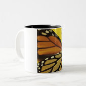 Tasse 2 Couleurs Aile d'un papillon (Devant gauche)