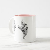Tasse 2 Couleurs Ailes d'ange (Devant gauche)