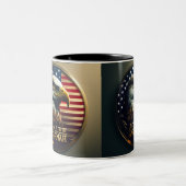 Tasse 2 Couleurs "Ailes de Majesté" ? Il combine l'image d'une pow (Centre)