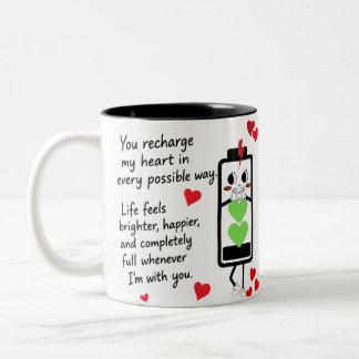 Tasse 2 Couleurs Aime