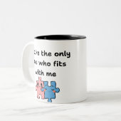 Tasse 2 Couleurs Aime (Devant gauche)