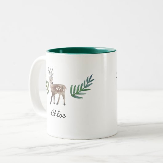 Tasse 2 Couleurs Aimé chèrement (Devant gauche)