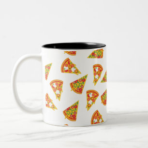 Tasse 2 Couleurs Aime la pizza