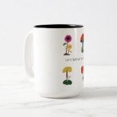 Tasse 2 Couleurs Aimer chat (Devant gauche)