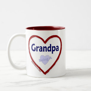 Tasse 2 Couleurs Aimer Être Un Grand-Père