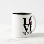 Tasse 2 Couleurs AIMER La Colonie Texas (Devant droit)
