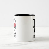 Tasse 2 Couleurs AIMER La Colonie Texas (Centre)