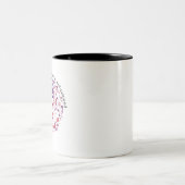 Tasse 2 Couleurs Aimer un microbiologiste (Centre)