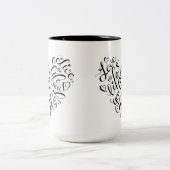 Tasse 2 Couleurs Aimez la vie où vous vivez (Centre)