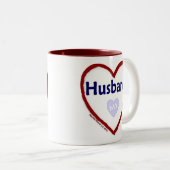 Tasse 2 Couleurs Aimez Mon Mari (Devant droit)